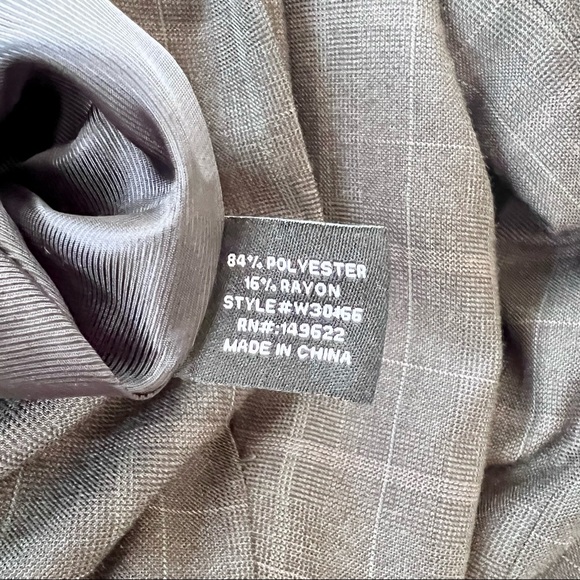 Walter Baker Checked Belted Jacket — Grey, M - Picture 14 of 14